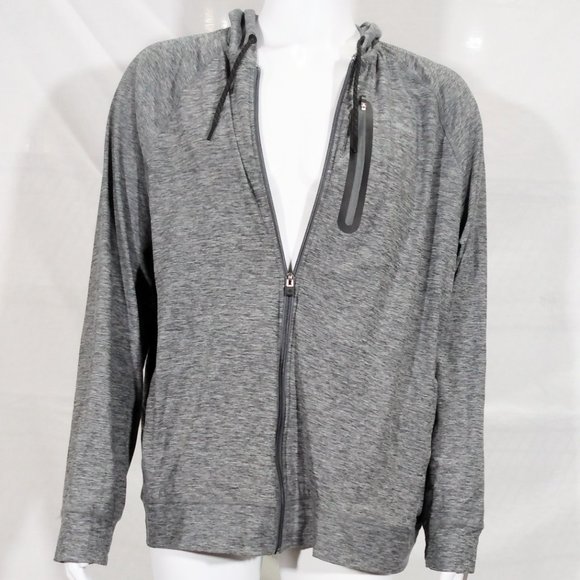 Eddie Bauer Full Zip FreeDry Athletic Jacket-Grey-XL-New without Tags - Picture 2 of 4